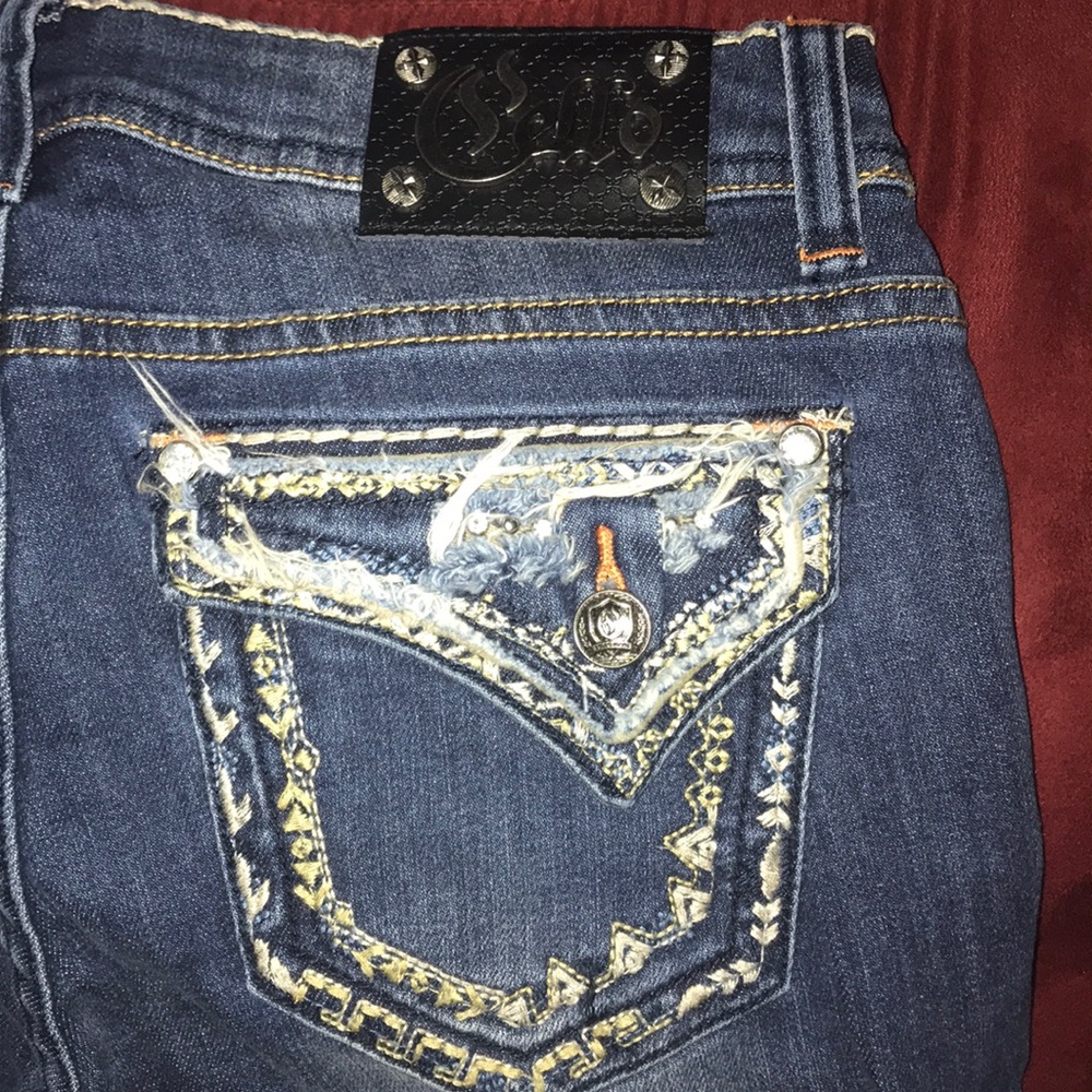 Bootcut CELLO jeans with design on back pockets